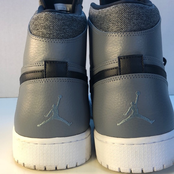 Nike Air Jordan Gray Sneakers – Size 18 – Black Swoosh 🖤🔥 - Picture 4 of 8